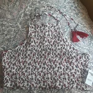 Crop Halter Tank Top